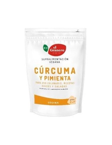 Curcuma Y Pimienta Superalimento Bio 200Gr. de El Granero