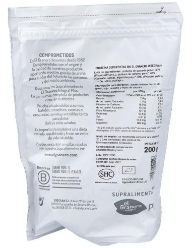 Sprt Deportistas Superalimento Bio 200Gr. de El Granero