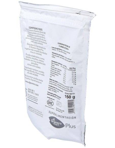 Levadura Nutricional Superalimento Bio 150Gr. de El Granero