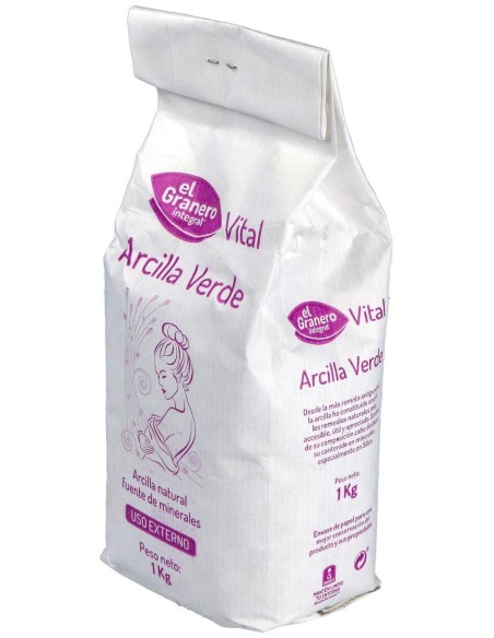 Arcilla Verde 1Kg. de El Granero