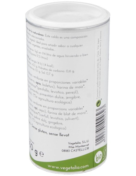 Caldo Vegetal 350Gr.Bio de Vegetalia