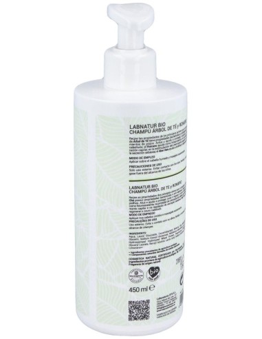 Champu Arbol Del Te Y Romero 450Ml. Bio de Labnatur Bio