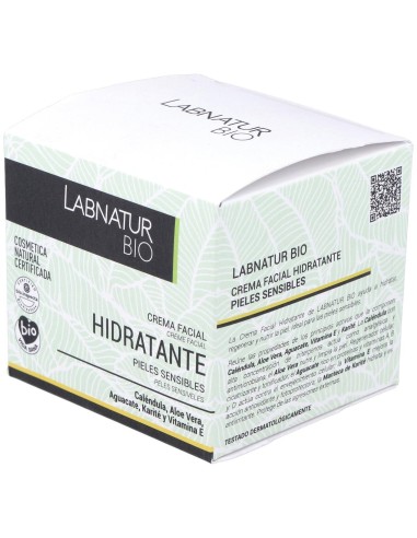 Crema Facial Hidratante Pieles Sensibles 50Ml. Bio de Labnatur Bio