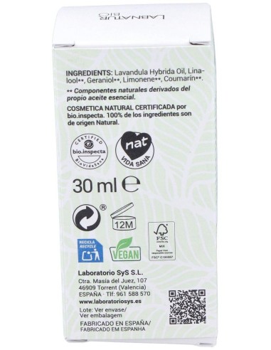 Lavanda Aceite Esencial 30Ml. Bio de Labnatur Bio