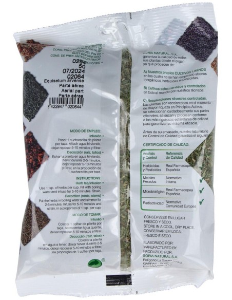 Cola De Caballo Bolsa 50Gr. de Soria Natural