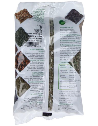 Melisa Bolsa 30Gr. de Soria Natural