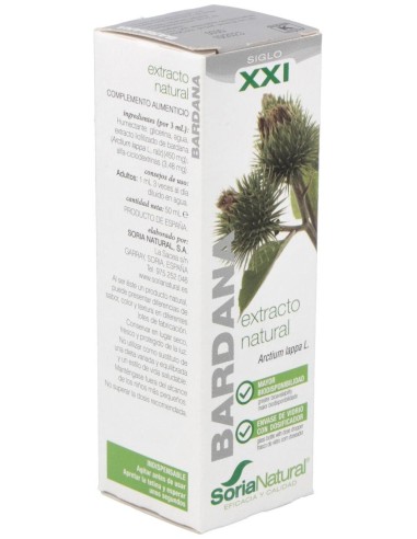 Ext. Bardana Xxi 50Ml. S/Al de Soria Natural