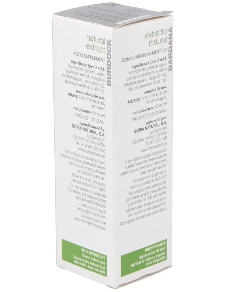 Ext. Bardana Xxi 50Ml. S/Al de Soria Natural