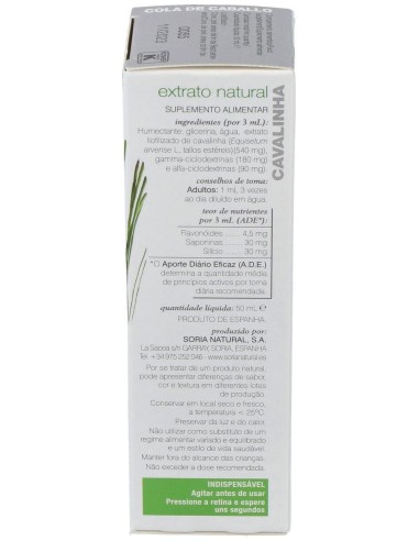 Ext. Cola De Caballo Xxi 50Ml. S/Al de Soria Natural