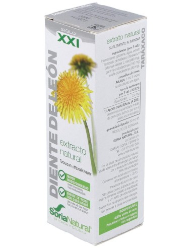 Ext. Diente De Leon Xxi 50Ml. S/Al de Soria Natural