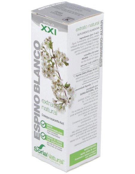 Ext. Espino Blanco Xxi 50Ml. S/Al de Soria Natural