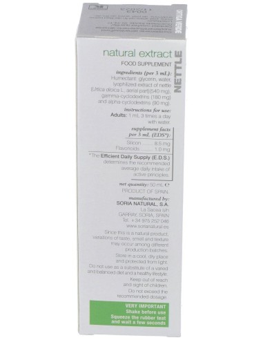 Ext. Ortiga Verde Xxi 50Ml. S/Al de Soria Natural