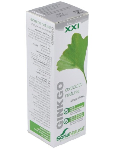 Ext. Ginkgo Biloba Xxi 50Ml. S/Al de Soria Natural