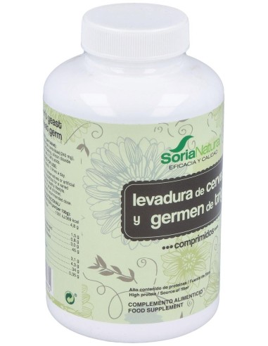 Germen De Trigo Y Levadura De Cerveza 500Comp. de Soria Natural