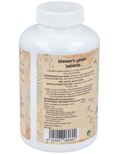 Levadura De Cerveza 500Comp. de Soria Natural