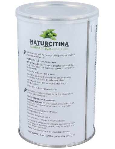Naturcitina (Lecitina Ip Granulada) 400Gr. de Soria Natural