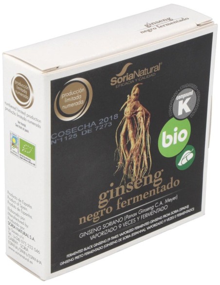 Ginseng Negro Fermentado 24Cap. de Soria Natural