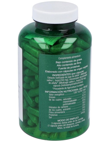 Verde De Alfalfa 240Cap. de Soria Natural