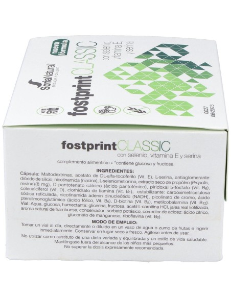 Fost Print Classic 20Viales Nueva Formula de Soria Natural