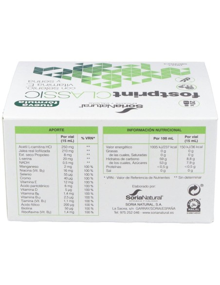 Fost Print Classic 20Viales Nueva Formula de Soria Natural