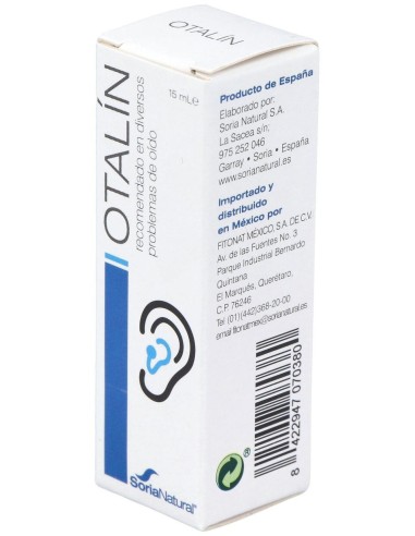 Otalin (Gotas Oticas Con Propoleo) 15Ml. de Soria Natural