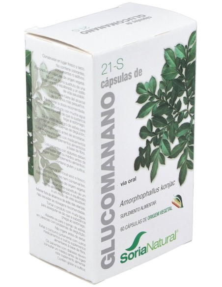 Cap.S 21 Glucomanano 60Cap. de Soria Natural