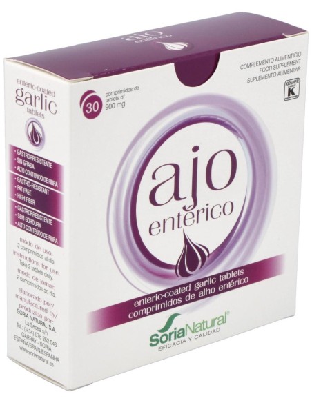 Ajo Enterico 30Comp. de Soria Natural