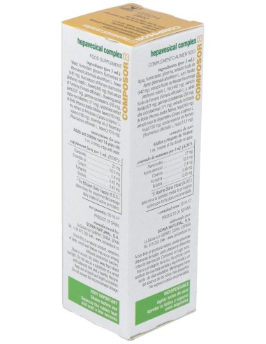 Composor 03 Hepavesical Complex Xxi 50Ml. de Soria Natural