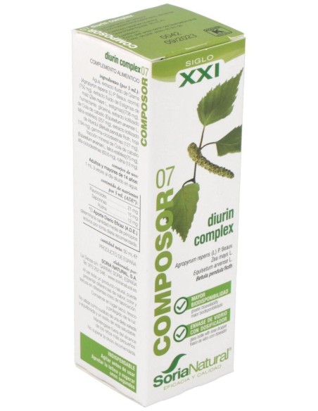 Composor 07 Diurin Complex Xxi 50Ml. de Soria Natural