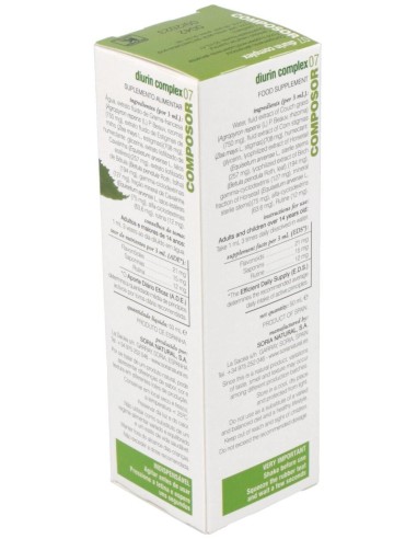 Composor 07 Diurin Complex Xxi 50Ml. de Soria Natural