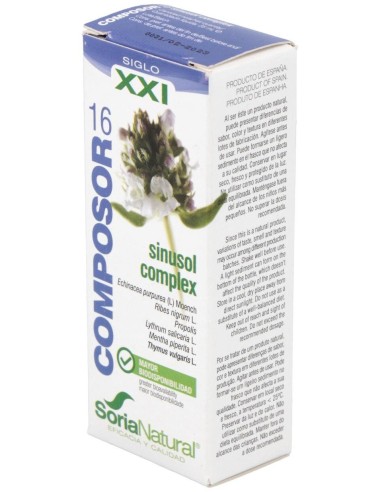 Composor 16 Sinusol Complex Xxi 25Ml. de Soria Natural