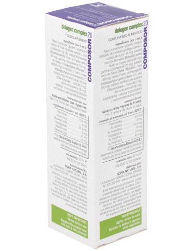 Composor 20 Dologen Complex Xxi 50Ml. de Soria Natural