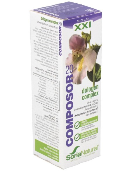Composor 20 Dologen Complex Xxi 50Ml. de Soria Natural