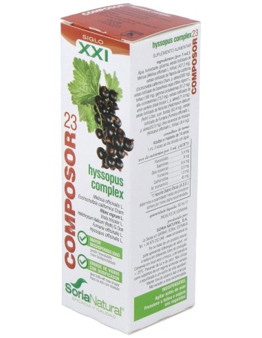 Composor 23 Hyssopus Complex Xxi 50Ml. de Soria Natural
