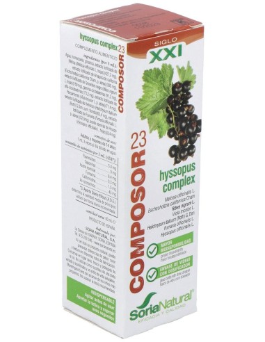 Composor 23 Hyssopus Complex Xxi 50Ml. de Soria Natural