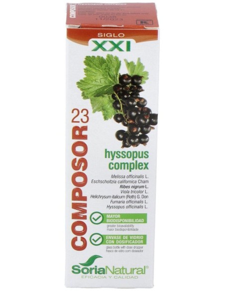 Composor 23 Hyssopus Complex Xxi 50Ml. de Soria Natural