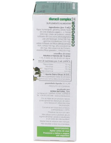 Composor 24 Diuracin Complex Xxi 50Ml. de Soria Natural