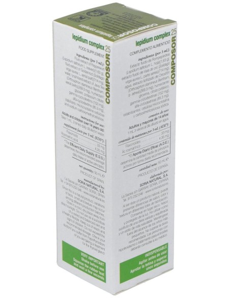 Composor 25 Lepidium Complex Xxi 50Ml. de Soria Natural