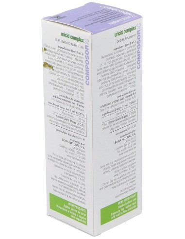 Composor 32 Uricid Complex Xxi 50Ml. de Soria Natural