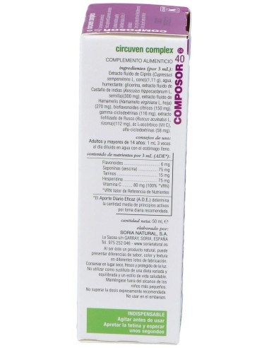 Composor 40 Circuven Complex Xxi 50Ml. de Soria Natural