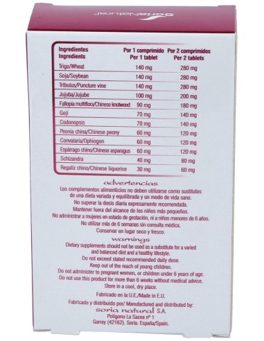 Chinasor 33 Geng Nian Qi Wan 30Comp. de Soria Natural