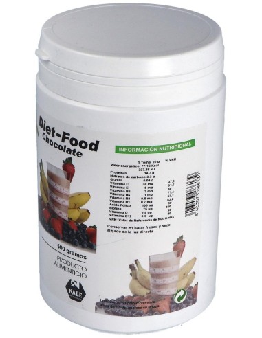 Diet Food Batido Sabor Chocolate 500Gr de Nale