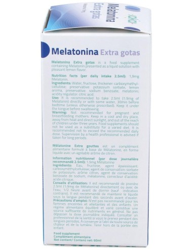 Melatonina Extra Gotas 60Ml. de Sakai