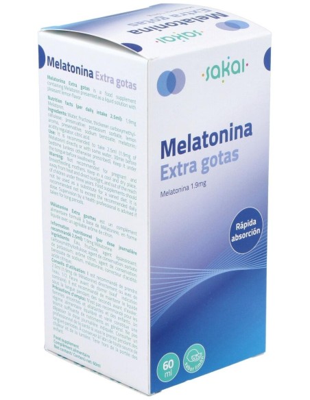 Melatonina Extra Gotas 60Ml. de Sakai