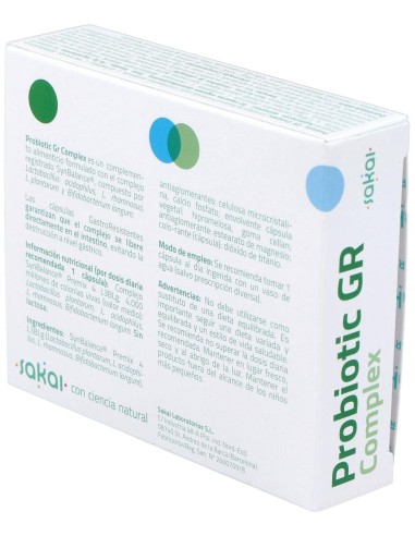 Probiotic Gr Complex 30Cap. de Sakai