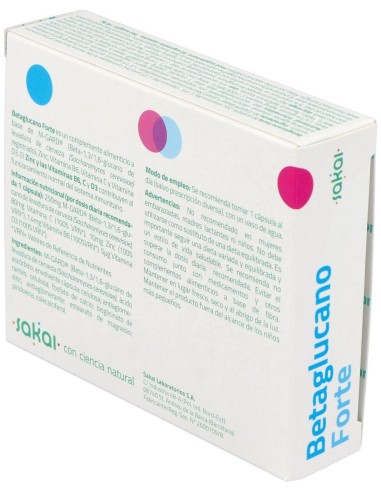 Betaglucano Forte 30Cap. de Sakai