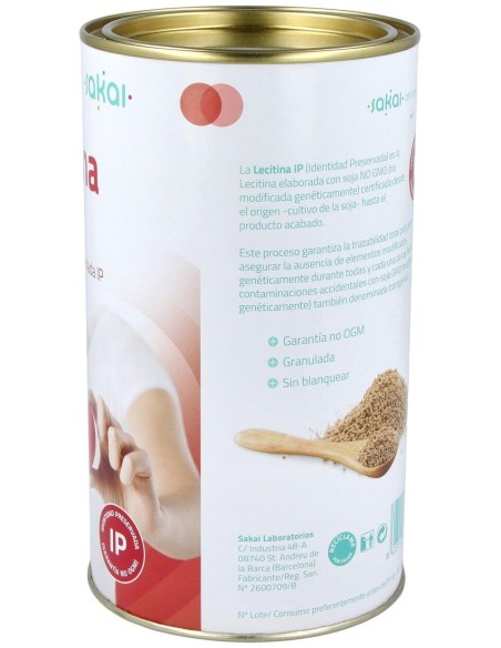 Lecitina Extra Ip 450Grs de Sakai