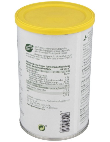 Semillas De Lino Germinado Molido 500Gr. de Granovita
