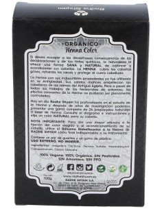 Henna Polvo Negro 100Gr. de Radhe Shyam 2