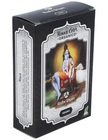 Henna Polvo Negro 100Gr. de Radhe Shyam